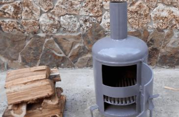 Экономичная дровяная печь для гаража длительного горения своими руками Самодельные печи в гараж